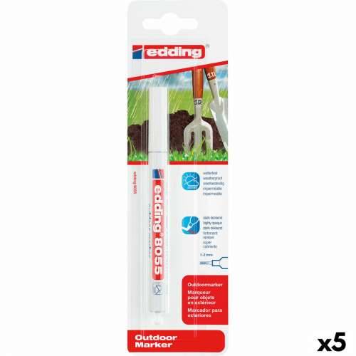 Trajni marker Edding 8055 Bijela 1-2 mm (5 kom.) Cijena