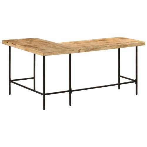 Radni stol 165x110x77 cm Puno drvo Mango i željezo Cijena