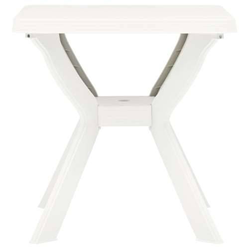 Bistro stol bijeli 70 x 70 x 72 cm plastični Cijena
