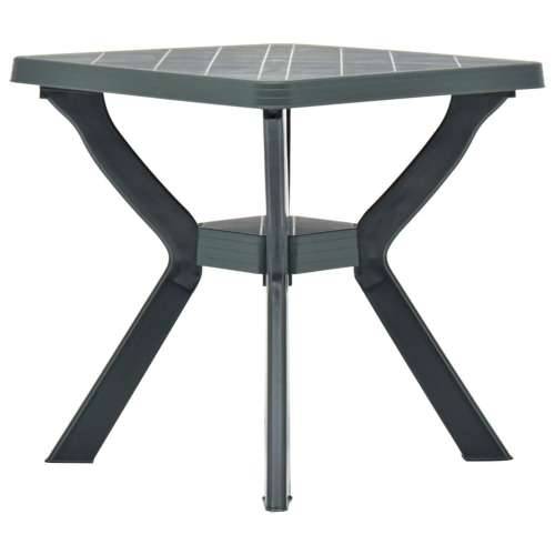 Bistro stol zeleni 70 x 70 x 72 cm plastični Cijena