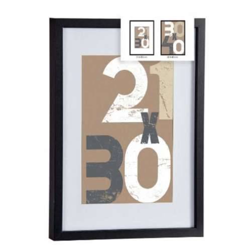 Ramă foto de Perete Crna Staklo Drvo MDF 32,5 x 2,5 x 42,5 cm (6 kom.) Cijena