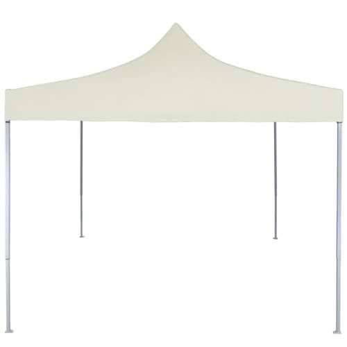 Profesionalni sklopivi šator za zabave 2 x 2 m čelični krem Cijena