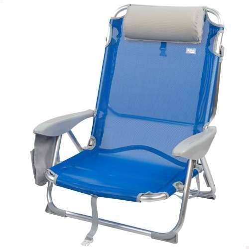 Sklopiva Stolica s Naslonom za Glavu Aktive Gomera Plava 51 x 76 x 45 cm (2 kom.) Cijena