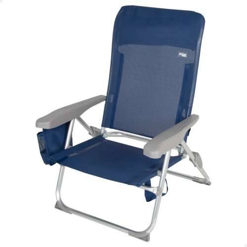 Stolica za za plažu Aktive Slim Sklopiv Mornarsko plava 47 x 87 x 58 cm (2 kom.) Cijena