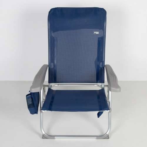 Stolica za za plažu Aktive Slim Sklopiv Mornarsko plava 47 x 87 x 58 cm (2 kom.) Cijena
