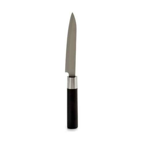 Kuhinjski Nož Kinvara KT11-5604S05 Crna Srebrna Nehrđajući Čelik Plastika 2,7 x 24,3 x 1,8 cm (12 kom.) Cijena