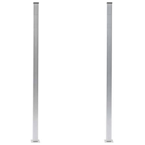 Stupovi za ogradu 2 kom aluminijski 185 cm Cijena