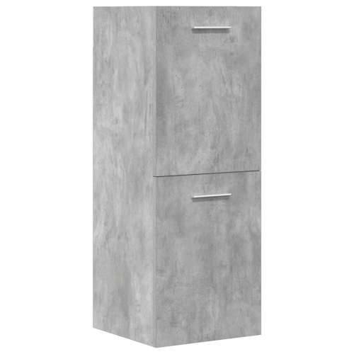 4-dijelni set kupaonskog namještaja siva boja betona drveni - Beton siva 41 x 38.5 x 46 cm 4 Cijena