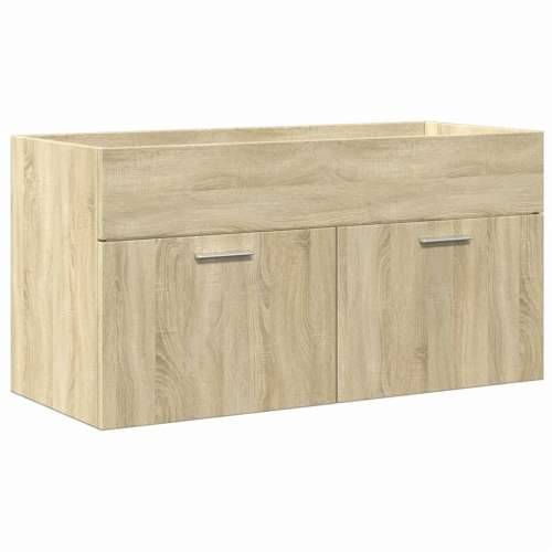 3-dijelni set kupaonskog namještaja boja hrasta sonome drveni - sonoma hrast 90 x 38.5 x 46 cm 1 Cijena