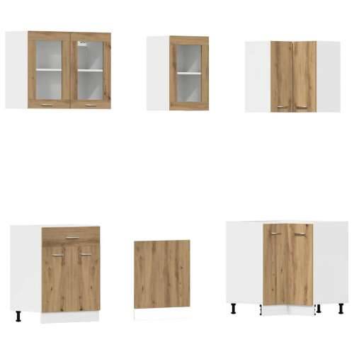 11-dijelni set kuhinjskih ormarića Artisan hrast - artisian oak 1 bez radne ploče Cijena