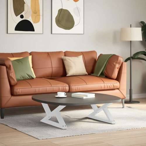 Noge za klub stolić 2 kom Bijele 70 x (30-31,3) cm Čelik - Bijela 70 x (30-31.3) cm 1 Cijena