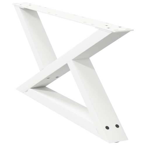 Noge za klub stolić 2 kom Bijele 70 x (30-31,3) cm Čelik - Bijela 70 x (30-31.3) cm 1 Cijena