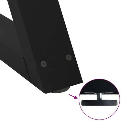 Noge za klub stolić 2 kom Crne 38 x (42-43,3) cm Čelične - Crna 38 x (42-43.3) cm 1 Cijena