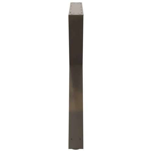 Noge za blagovaonski stol 2 kom Prirodni čelik 90x(72-73,3) cm - Prirodna 90 x (72-73.3) cm 1 Cijena