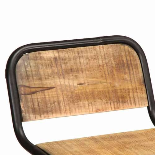 Barske stolice 2 kom 46x35,5x80 cm puno drvo grubo mango - 46 x 35.5 x 80 cm 2 Grubo masivno drvo manga Cijena