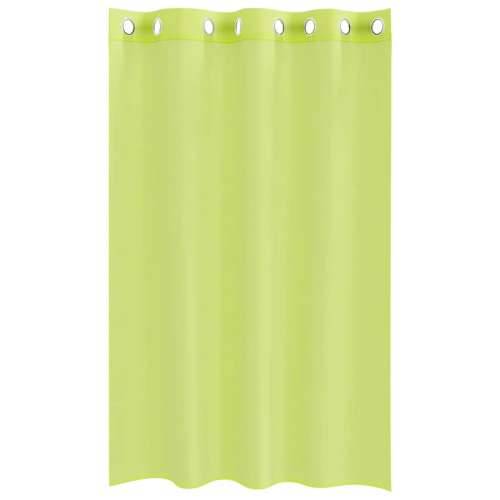 Voile zavjese s ušicama 2 kom jabučno zelena 140x175 cm - Jabukova zelena 140 x 175 cm 1 s ušicama Cijena