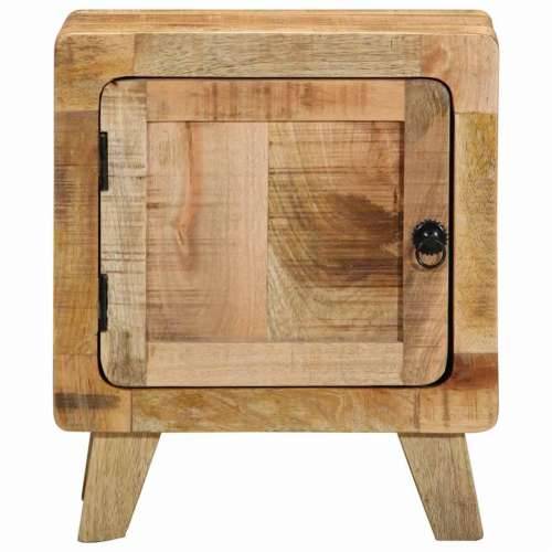 Noćni ormarić 40x32x46 cm Puno drvo Grubo Mango - Smeđa 1 Grubo masivno drvo manga Cijena
