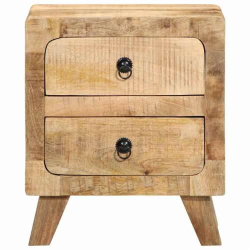 Noćni ormarić 40x32x46 cm Puno drvo Grubo Mango - 1 Grubo masivno drvo manga Cijena