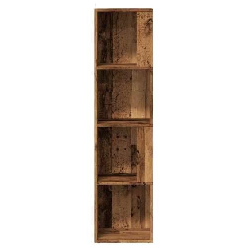 Kutni ormarić boja staro drvo 33x33x132 cm konstruirano drvo - Staro drvo 33 x 33 x 132 cm 1 Cijena