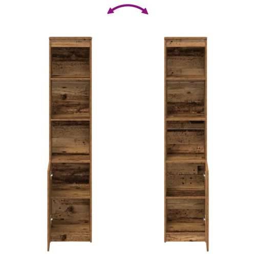 Visoka ploča staro drvo 37,5x35x180 cm konstruirano drvo - Staro drvo 1 37.5 cm Cijena