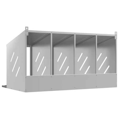 Kutija za gniježđenje za piliće s 4 odjeljka metala - Pocinčano srebro 106,5 x 64 x 59,5 cm Cijena