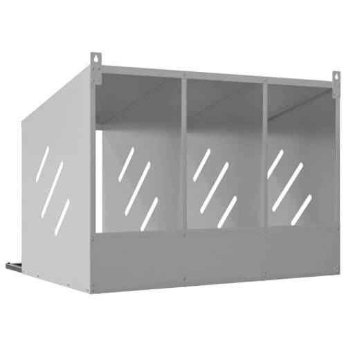 Kutija za gniježđenje za piliće s 3 odjeljka metala - Pocinčano srebro 80 x 64 x 59,5 cm Cijena