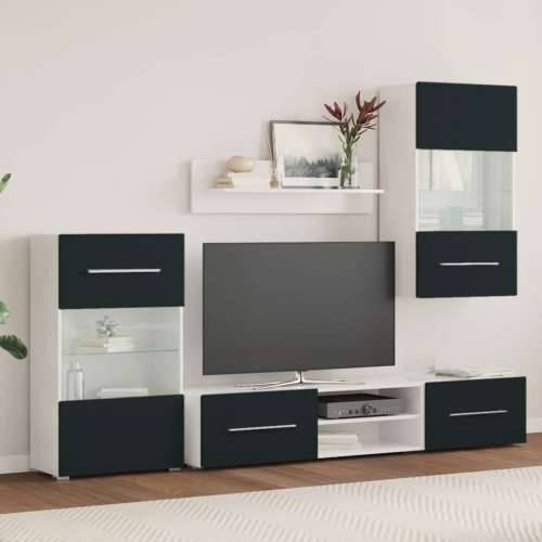 TV jedinice od 5 dijelova s LED rasvjetom Matt Indigo Cijena