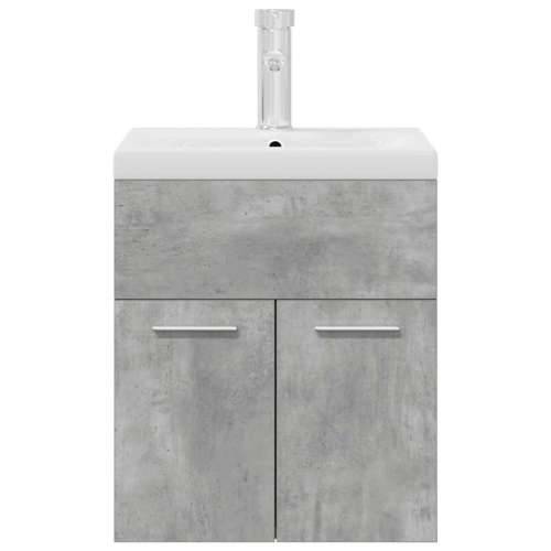 Kupaonski ormarić s ugrađenim Lavabo - Umivaonikom i slavinom - Beton siva 41 x 38.5 x 46 cm Sa slavinom 1 Cijena