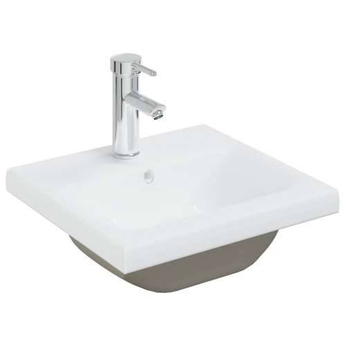 Kupaonski ormarić s ugrađenim Lavabo - Umivaonikom i slavinom - Beton siva 41 x 38.5 x 46 cm Sa slavinom 1 Cijena