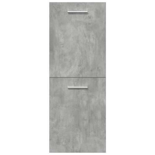 5-dijelni set kupaonskog namještaja siva boja betona drveni - Beton siva 90 x 38.5 x 46 cm 1 Cijena