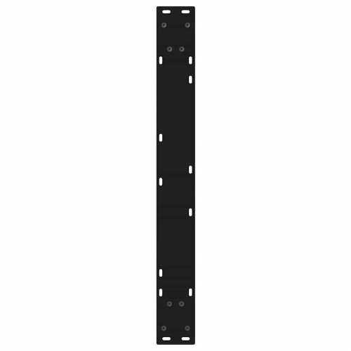 Noge za blagovaonski stol 2 kom crne 70x(72-73,3) cm čelik - Crna 70 x (72-73.3) cm 1 Cijena