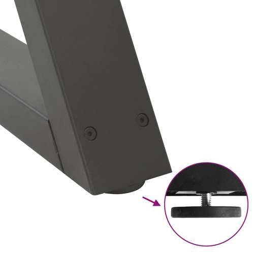 Noge za blagovaonski stol 2 kom antracit 70x(72-73,3) cm čelik - Antracit 70 x (72-73.3) cm 1 Cijena