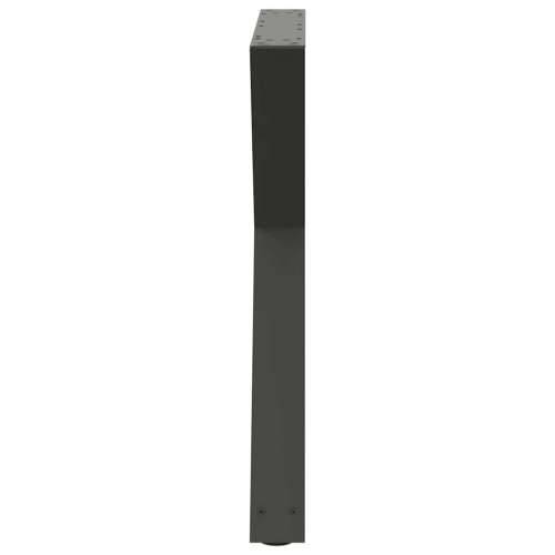 Noge za blagovaonski stol 2 kom antracit 80x(72-73,3) cm čelik - Antracit 80 x (72-73.3) cm 1 Cijena