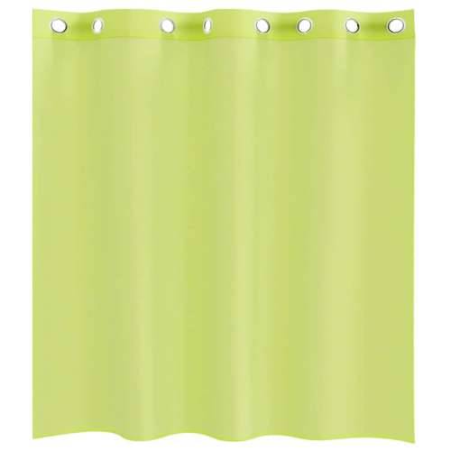 Voile zavjese s ušicama 2 kom jabučno zelena 140x140 cm - Jabukova zelena 140 x 140 cm 1 s ušicama Cijena
