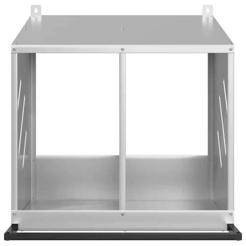 Kutija za gniježđenje za piliće s 2 odjeljka metala - Pocinčano srebro 54 x 64 x 59,5 cm Cijena