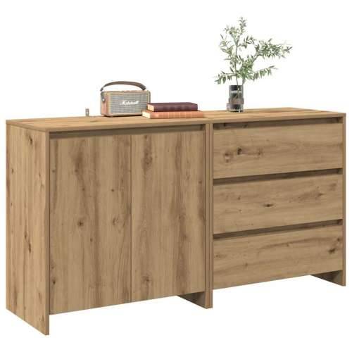 2-dijelni komoda boja hrast artisan konstruirano drvo - hrast artisan 2 Cijena