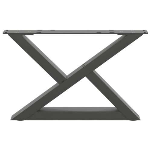 Noge za stolić 2 kom antracit 50x(30-31,3) cm čelik - Antracit 50 x (30-31.3) cm 1 Cijena