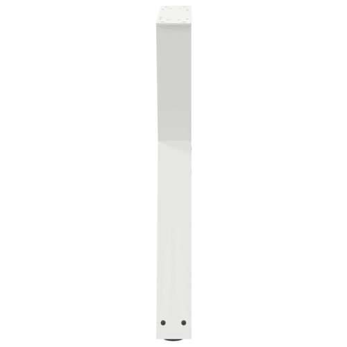 Noge za blagovaonski stol 2 kom bijele 50x(72-73,3) cm čelik - Bijela 50 x (72-73.3) cm 1 Cijena