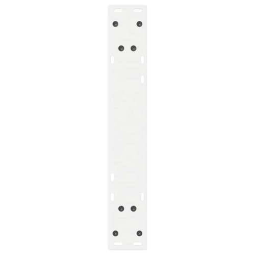 Noge za blagovaonski stol 2 kom bijele 50x(72-73,3) cm čelik - Bijela 50 x (72-73.3) cm 1 Cijena