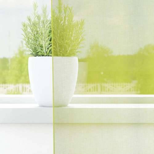 Voile zavjese s ušicama 2 kom jabučno zelena 140x225 cm - Jabukova zelena 140 x 225 cm 1 s ušicama Cijena