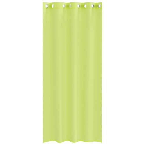 Voile zavjese s ušicama 2 kom jabučno zelena 140x225 cm - Jabukova zelena 140 x 225 cm 1 s ušicama Cijena