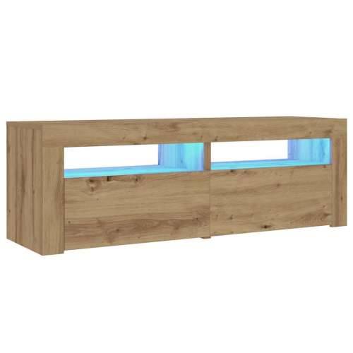 Noćni ormarići 2 kom s LED svjetlima boja hrasta 60x35x40 cm - hrast artisan 2 Cijena