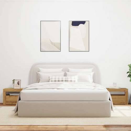Noćni ormarići 2 kom s LED svjetlima boja hrasta 60x35x40 cm - hrast artisan 2 Cijena
