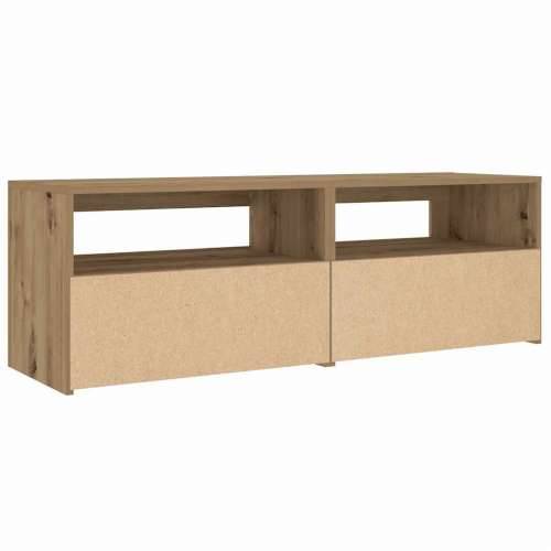 Noćni ormarići 2 kom s LED svjetlima boja hrasta 60x35x40 cm - hrast artisan 2 Cijena