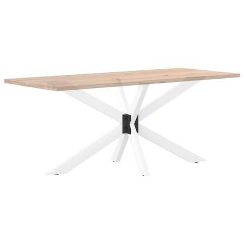 Noge blagovaonskog stola u obliku pauka, bijele, 150x78x(72-73) cm, čelik - Bijela 150 x 78 x (72-73) cm 1 Cijena