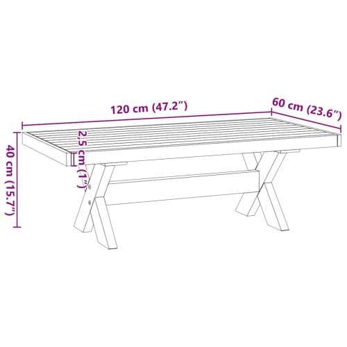Stol za kavu NOAIN Noge u obliku slova X 120x60x40 cm - 1 Oblik slova X Cijena