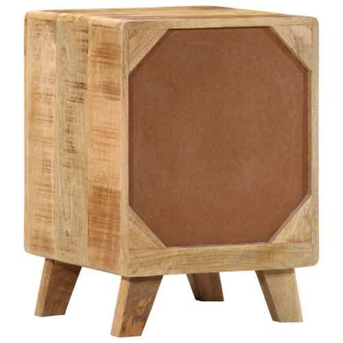 Noćni ormarić 37x32x50 cm Puno drvo Grubo Mango - 1 Grubo masivno drvo manga Cijena
