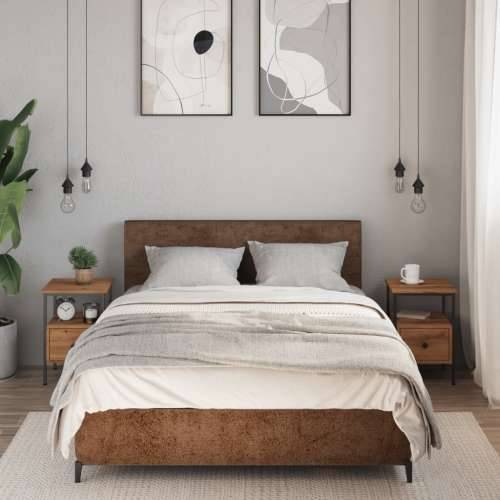 Noćni ormarići 2 kom Artisan hrast 34x36x50 cm izrađeno drvo - hrast artisan 2 Cijena