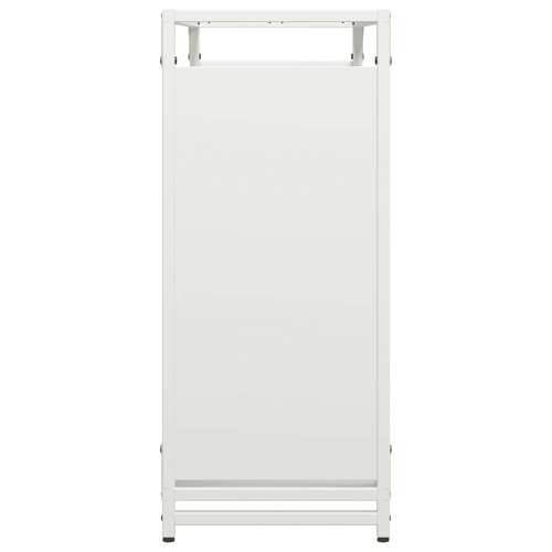 Stalak za drva bijela 90x28x65 cm hladno valjani čelik - Bijela 90 x 28 x 65 cm Cijena
