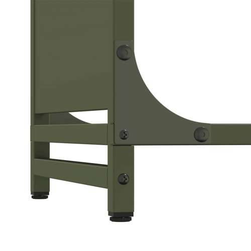 Stalak za drva 90x28x65 cm hladno valjani čelik - Maslinovo zelena 90 x 28 x 65 cm Cijena